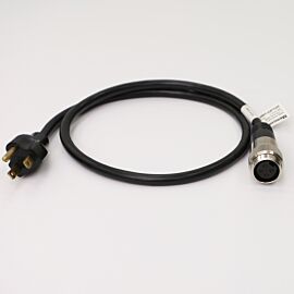 Four-pin power cord adapter for fan/filter unit allows connection to standard 120VAC/60Hz power receptacle | 6601-13 displayed