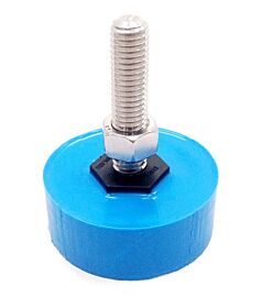 Polyurethane Non Skid Blue Leveling Foot  |  2805-99 displayed