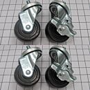 Caster set; ISO 8, 3